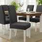 Anyseat Dark Grey Corn Kernels Chair Cover, Waterproof Stretch Slipcover for Dining