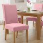 Anyseat Pink Velvet Stretch Chair Cover for Dining Room