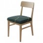 Anyseat Dark Green Chair Cover with Gold Linear Design, Stretchable & Washable