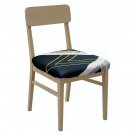 Anyseat Black White Gold Triangle Chair Cover, Stretch, Washable & Removable
