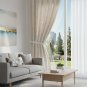 Anydrape Beige Jacquard Lace Blackout Curtain, Grommet, Hooks, Pencil Pleat & Rod Pocket