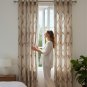 Anydrape Brown Modern Luxury Curtain, Grommet, Hooks, Pencil Pleat & Rod Pocket