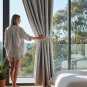 Anydrape Silver Gray Curtain, Grommet, Hooks, Pencil Pleat & Rod Pocket, Luxury Window Decor