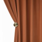 Anydrape Orange Velvet Blackout Curtain, Grommet, Hooks, Pencil Pleat & Rod Pocket Anydrape Orange Velvet Blackout Curtain, Grommet, Hooks, Pencil Pleat & Rod Pocket