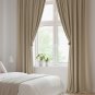 Anydrape Light Pawn Velvet Blackout Curtain, Grommet, Hooks, Pencil Pleat & Rod Pocket