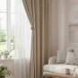 Anydrape Light Pawn Velvet Blackout Curtain, Grommet, Hooks, Pencil Pleat & Rod Pocket
