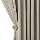 Anydrape Khaki Velvet Blackout Curtain, Grommet, Hooks, Pencil Pleat & Rod Pocket