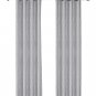 Anydrape Grey Modern Luxury Curtain, Grommet, Hooks, Pencil Pleat & Rod Pocket