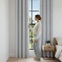 Anydrape Grey Modern Luxury Curtain, Grommet, Hooks, Pencil Pleat & Rod Pocket