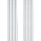 Anydrape White Modern Luxury Curtain, Grommet, Hooks, Pencil Pleat & Rod Pocket