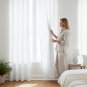 Anydrape White Modern Luxury Curtain, Grommet, Hooks, Pencil Pleat & Rod Pocket