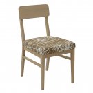 Anyseat Brown & White Crack Linear Chair Cover, Stretch, Washable & Removable Anyseat Brown & White Crack Linear Chair Cover, Stretch, Washable & Removable