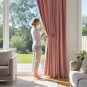 Anydrape Pink Blackout Curtain, Grommet, Hooks, Pencil Pleat & Rod Pocket