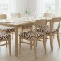 Anyseat Brown & Light Beige Simple Chair Cover, Stretch, Washable & Removable