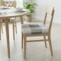 Anyseat Beige & Light Blue Chair Cover, Simple Pattern, Stretch, Washable & Removable