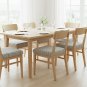 Anyseat Light Grey Corn Kernel Chair Cover, Stretch, Washable & Removable