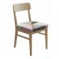 Anyseat Grey & Pink Chair Cover with Gold Linear Pattern, Stretch, Washable & Removable