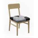 Anyseat Dark Gray & Black Pattern Chair Cover, Stretch, Washable & Removable