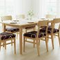 Anyseat Dark Brown & White Wave Lines Chair Cover, Stretch, Washable & Removable