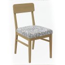 Anyseat Grey Random Lines Chair Cover, Stretch, Washable & Removable