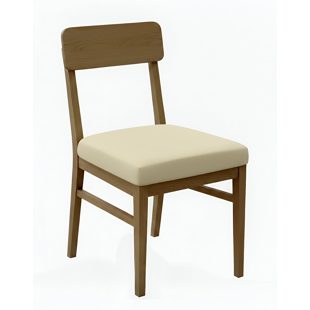 Anyseat Beige Plain Chair Cover, No Print, Stretch, Washable & Removable