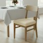 Anyseat Beige Plain Chair Cover, No Print, Stretch, Washable & Removable