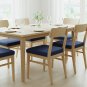Anyseat Navy Blue Plain Chair Cover, No Print, Stretch, Washable & Removable