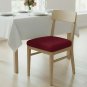 Anyseat Maroon Red Plain Chair Cover, No Print, Stretch, Washable & Removable