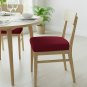 Anyseat Maroon Red Plain Chair Cover, No Print, Stretch, Washable & Removable