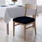 Anyseat Black Plain Chair Cover, No Print, Stretch, Washable & Removable