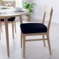 Anyseat Black Plain Chair Cover, No Print, Stretch, Washable & Removable