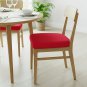 Anyseat Wine Red Plain Chair Cover, No Print, Stretch, Washable & Removable