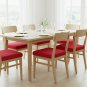 Anyseat Wine Red Plain Chair Cover, No Print, Stretch, Washable & Removable