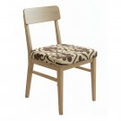 Anyseat Brown & Beige Pattern Chair Cover, Stretch, Washable & Removable