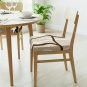 Anyseat Brown, White & Beige Lines Chair Cover, Stretch, Washable & Removable