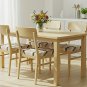 Anyseat Brown, White & Beige Lines Chair Cover, Stretch, Washable & Removable