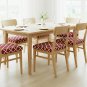 Anyseat Red & White Print Chair Cover, Stretch, Washable & Removable