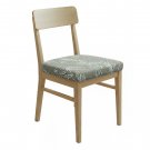 Anyseat Light Brown Wave Print Chair Cover, Stretch, Washable & Removable