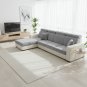 Anyseat Dark Gray L-Shape Sofa Cover, Polyester Chenille, Thick & Stretchable, XL Plus Size