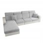 Anyseat Light Gray L-Shape Sofa Cover, Chenille, Thick & Stretchable, XL Plus Size