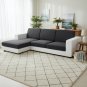 Anyseat Black Polyester Sofa Cover, Thick Stretchable, 1Pc, 60â90cm