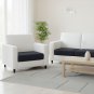 Anyseat Black Polyester Sofa Cover, Thick Stretchable, 1Pc, 95â120cm