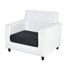 Anyseat Black Polyester Sofa Cover, Thick Stretchable, 1Pc, 45–60cm