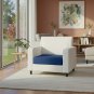 Anyseat Navy Polyester Sofa Cover, Thick Stretchable, 1Pc, 160â185cm x 85â105cm
