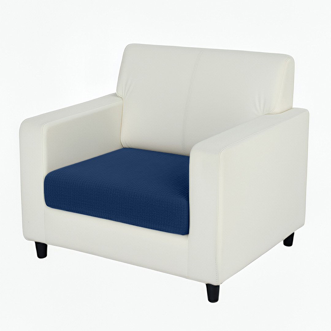 Anyseat Navy Polyester Sofa Cover, Thick Stretchable, 1Pc, 45&acirc;��60cm
