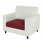 Anyseat Wine Red Polyester Sofa Cover, Thick Stretchable, 1Pc, Back Cushion