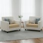 Anyseat Beige Polyester Sofa Cover, Thick Stretchable, 1Pc, 160â185cm x 60â90cm