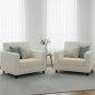 Anyseat White Polyester Sofa Cover, Thick Stretchable, 1Pc, Back Cushion