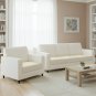 Anyhouz White Polyester Sofa Cover, Thick Stretchable, 1Pc, 225â275cm