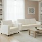 Anyhouz White Polyester Sofa Cover, Thick Stretchable, 1Pc, 145â185cm